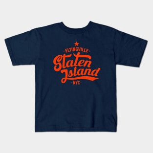 Eltingville Street Vibe - Modern Staten Island Style Kids T-Shirt